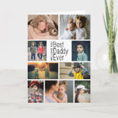 Beste papa ooit foto collage Vaderdag Kaart (Voorkant)