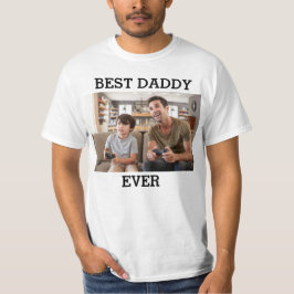 Beste papa ooit Foto Creëer Uw eigen vader T-shirt