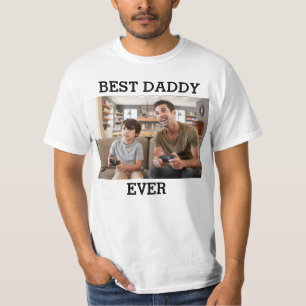 Beste papa ooit Foto Creëer Uw eigen vader T-shirt