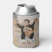 Beste Papa Ooit Foto Foto Blikjeskoeler (Blikje Voorkant)
