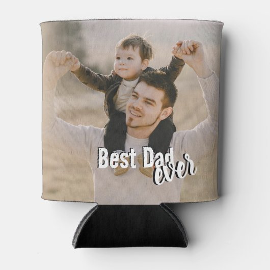 Beste Papa Ooit Foto Foto Blikjeskoeler (Voorkant)