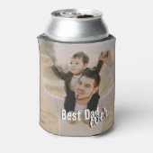 Beste Papa Ooit Foto Foto Blikjeskoeler (Blikje Achterkant)