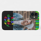 Beste papa ooit foto gepersonaliseerd Case-Mate iPhone case (Achterkant (horizontaal))