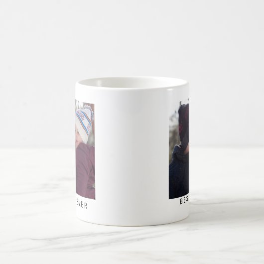 Beste papa ooit foto gepersonaliseerde aandenken koffiemok (Center)