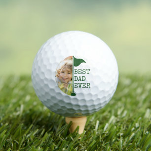 Beste Papa Ooit Foto Golf Vlag Golf Golfballen