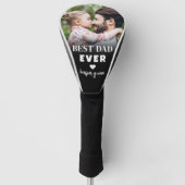 Beste papa ooit foto golfheadcover (Voorkant)