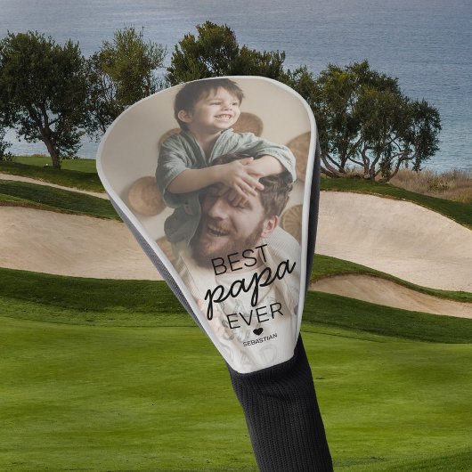 Beste Papa Ooit Foto Golfheadcover