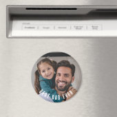 Beste papa ooit foto magneet | Aangepaste koelkast (Insitu (Vaatwasser))