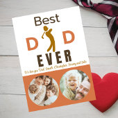 Beste papa ooit foto Schattigee trendy vaders dag Kaart