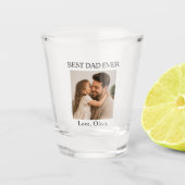 Beste papa ooit foto shot glas (Voorkant)