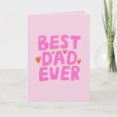Beste Papa Ooit Foto Vaderdag Kaart (Voorkant)