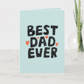 Beste Papa Ooit Foto Vaderdag Kaart (Voorkant)