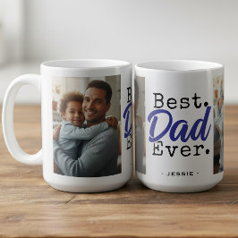 Beste papa ooit Foto Vaderdag Koffiemok