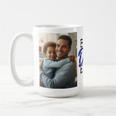 Beste papa ooit Foto Vaderdag Koffiemok (Links)