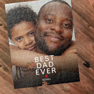 Beste Papa Ooit Foto Vaderdag Legpuzzel