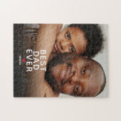 Beste Papa Ooit Foto Vaderdag Legpuzzel (Horizontaal)