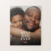 Beste Papa Ooit Foto Vaderdag Legpuzzel (Verticaal)