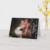 Beste papa ooit foto vaders dag kaart (Gele Bloem)