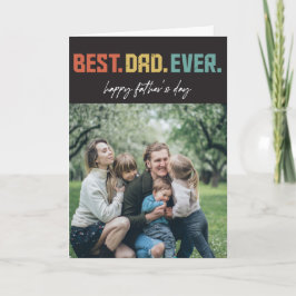Beste papa ooit Foto Vaders Dag Kaart