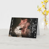 Beste papa ooit foto vaders dag kaart (Gele Bloem)