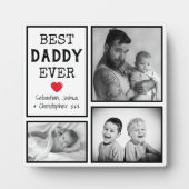 'Beste papa ooit' fotocollage Fotoplaat (Voorkant)