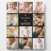 Beste Papa Ooit Fotocollage | Gepersonaliseerd Fotoplaat (Voorkant)