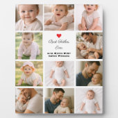 Beste Papa Ooit Fotocollage | Gepersonaliseerd Fotoplaat (Voorkant)