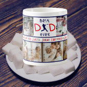 Beste papa ooit fotocollage Modern Fathers Day Koffiemok