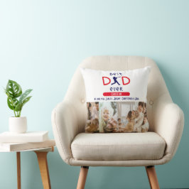 Beste papa ooit fotocollage Modern Fathers Day Kussen