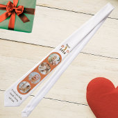 Beste papa ooit fotocollage Modern Fathers Day Stropdas