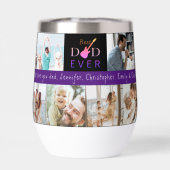 Beste papa ooit fotocollage Modern Vaderdag (Achterkant)