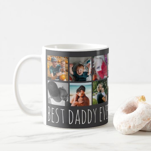 Beste papa ooit fotomok koffiemok (Met donut)