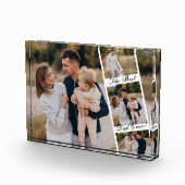 Beste papa ooit fotorol collage gepersonaliseerd fotoblokken (Rechts)