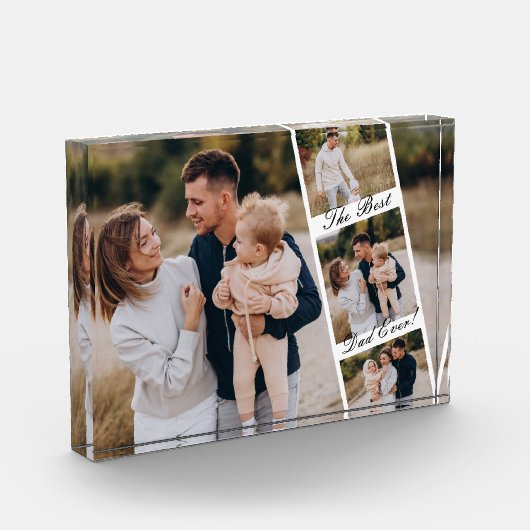 Beste papa ooit fotorol collage gepersonaliseerd fotoblokken (Links)