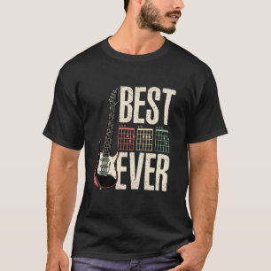 Beste Papa Ooit Funny Akkoord Gitarist Muzikant Mu T-shirt