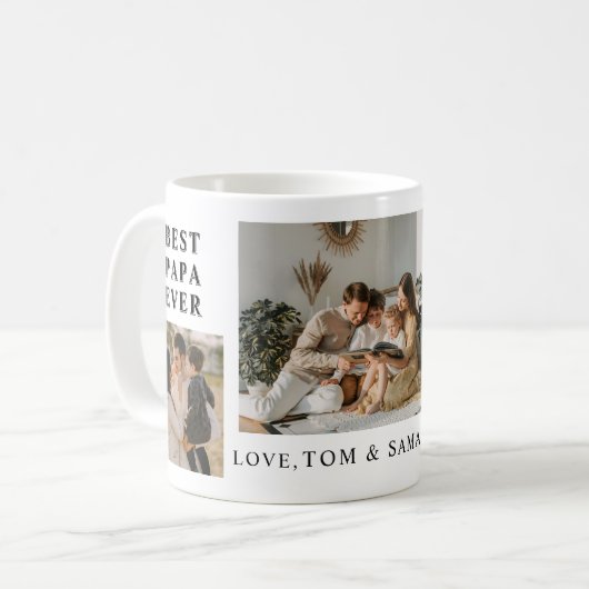 Beste Papa ooit Gallery Mok (Voorkant links)