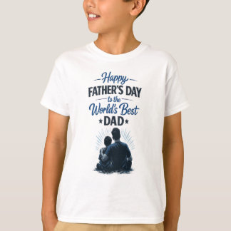Beste papa ooit | Gelukkig Vaderdag Cadeau Ontwerp T-shirt