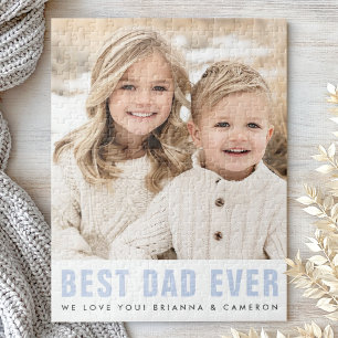 Beste papa ooit gelukkige vaderdag foto legpuzzel