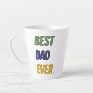 Beste Papa Ooit Gelukkige Vaderdag Gelukkige Verja Latte Mok