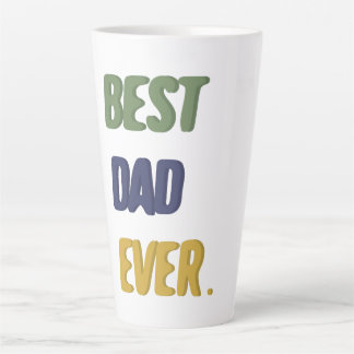 Beste Papa Ooit Gelukkige Vaderdag Gelukkige Verja Latte Mok