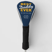 Beste Papa Ooit | Gelukkige Vaderdag Golfheadcover (Voorkant)