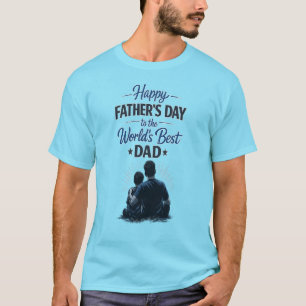 Beste papa ooit Gelukkige Vaderdag ontwerp T-shirt