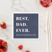 Beste papa ooit Gelukkige Vaderdag Servet (Insitu)