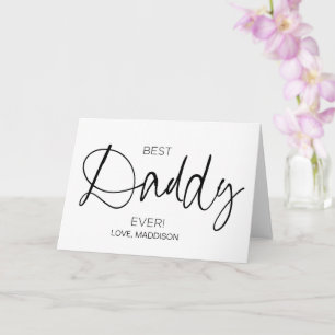 Beste papa ooit Gelukkige Vaderdag Verjaardagscade Kaart