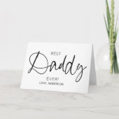 Beste papa ooit Gelukkige Vaderdag Verjaardagscade Kaart (Voorkant)