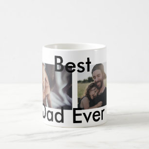 beste papa ooit gelukkige vaderdag voeg jouw foto  koffiemok
