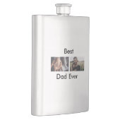 beste papa ooit gelukkige vaderdag voeg uw foto to flacon (Rechts)