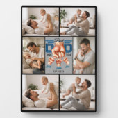 Beste Papa Ooit Gepersonaliseerd | Aangepaste Vade Fotoplaat (voorkant)