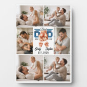 Beste Papa Ooit Gepersonaliseerd | Aangepaste Vade Fotoplaat (voorkant)