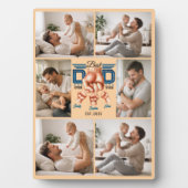 Beste Papa Ooit Gepersonaliseerd | Aangepaste Vade Fotoplaat (voorkant)